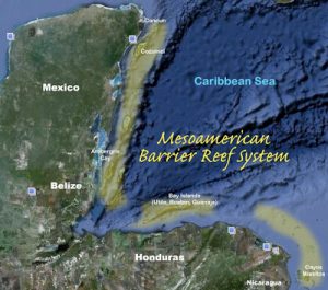 Mesoamerican reef map