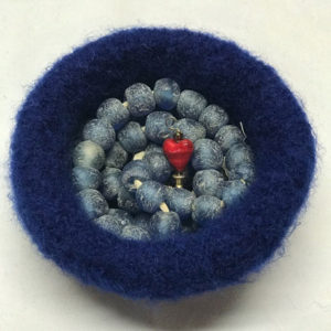 Smaller felted bowl
